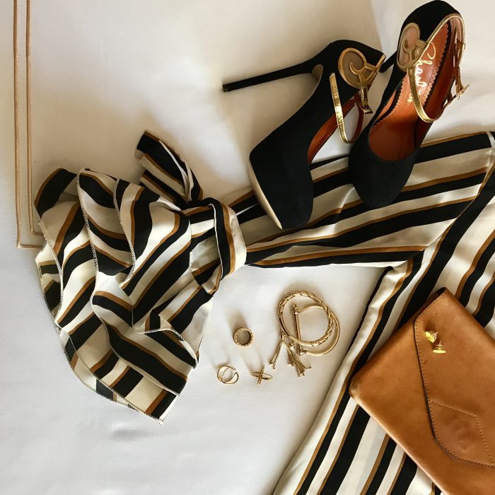 Stripes and ruffles...