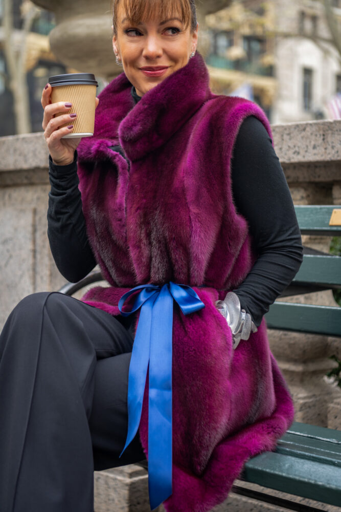 Early Spring Fur Vest